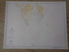 CARTE MARINE / Svalbard fra Björnöya tilI sfjorden Storfjorden og Hopen  Norway