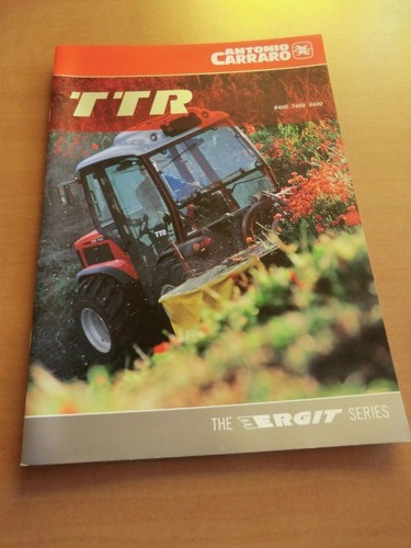 Brochure antonio carraro ergit - carraro,