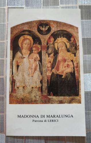 Santino madonna maralunga - santino,