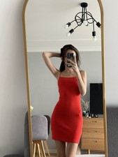 ZARA Mini Abito Rosso M |