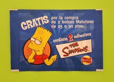 PANINI SEALED PACK THE SIMPSON 2000 PROMO MATUTANO PACKET BUSTINA POCHETTE 