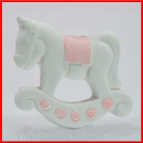 Cavallo dondolo gesso - dondolo,