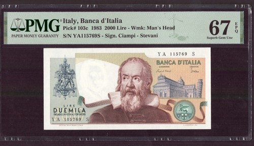 Italy 000 lire 1983 pick - italy,