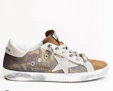 Camoscio caffè mimetico Golden Goose taglia 38/7,5/8 ottime condizioni senza scatola