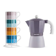 Egan Set 4 Tazze Caffè Impil