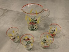 Set caraffa con 4 bicchieri