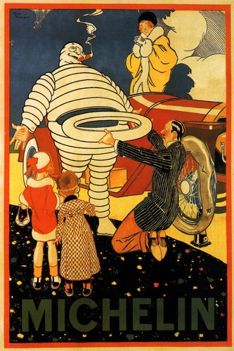 Bibendum michelin uomo cambio - bibendum,