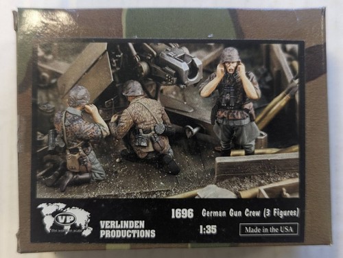 Verlinden german gun crew - gun, wwii