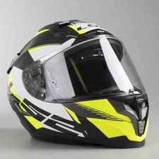 CASCO INTEGRALE MOTO LS2 CHALLENGER FF327 SQUADRON OPACO GIALLO FLUO TG.XS 