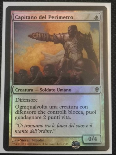Mtg foil capitano - mtg, del