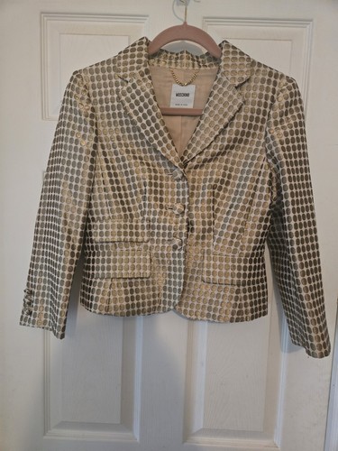 Blazer moschino vintage oro - moschino,