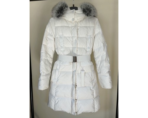 Parka cappotto donna bianco