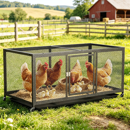 Gabbia recinto conigli galline