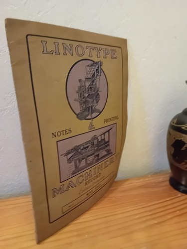 Linotype notes printing - notes,