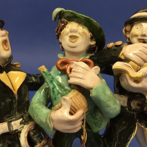 Tre figurine ceramica - figurine, in