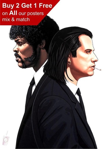 Pulp fiction poster film - fiction, jules