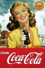 Poster Manifesto Locandina Pubblicitaria Stampa Vintage Bevanda Coca Cola Drink