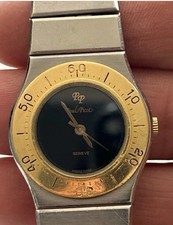 Orologio Paul Picot Commodor Lady Quartz  Acciaio E Oro 28 mm Vintage