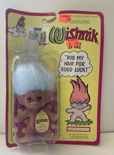 Vintage wishnik troll doll - vintage,