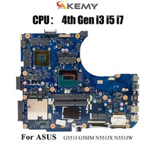 Scheda madre N551JM per ASUS N551JX N551JW N551JK G58JM G551J scheda madre con CPU