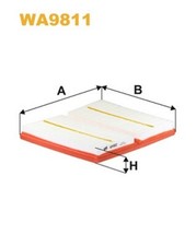 WA9811 FILTRO ARIA PER VW