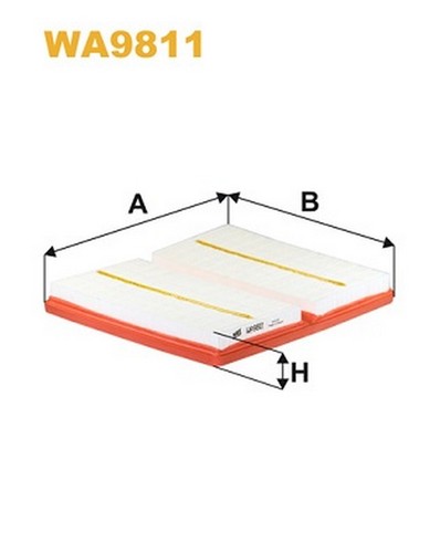 Wa9811 filtro aria per - filtro,