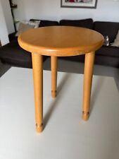 Sgabello bagno in legno massello anni '70