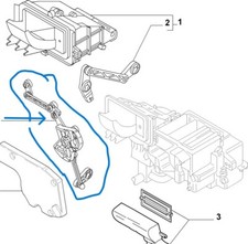 ORIGINALE 77363543 KIT RISCALDATORE FIAT DUCATO MK1 RESTYLING 2001 BOXER JUMPER