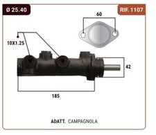 POMPA FRENI FIAT CAMPAGNOLA -