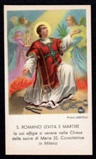 S. ROMANO Levita e Martire - E - mm. 65 X 110 - Milano - SANT. 114