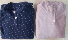 Pigiama in Pile Donna Caldo Chiusura Bottoni Confortevole Morbido Inverno