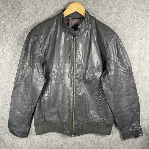 Giacca pelle biker uomo 52 - giacca,