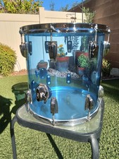 Tom da pavimento Ludwig Blue Vistalite 14x14 RCI