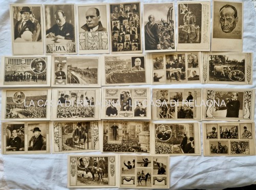 Cartoline pezzi mussolini - ,