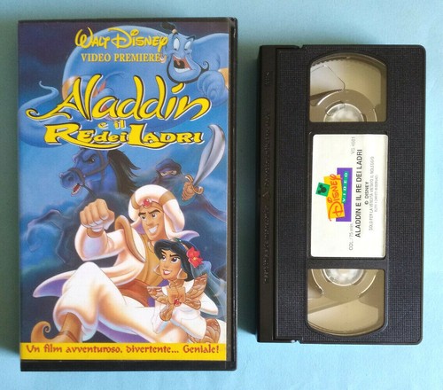 Vhs aladdin dei ladri - vhs, e
