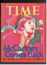 the Beatles Paul McCartney Comes Back ottimo RARO magazine TIME May 31, 1976