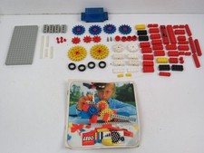 pezzi vari set LEGO SYSTEM 800 ingranaggi motore 12 volt istruzioni vintage da