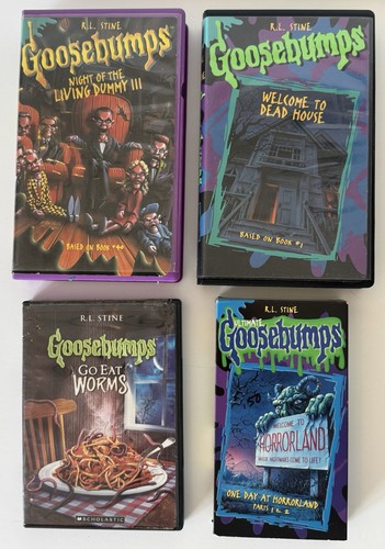 Vtg stine goosebumps - rl, vhs