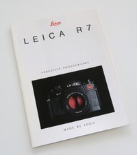 LEICA R7 Catalog of 6 Pages in English format a4 like new