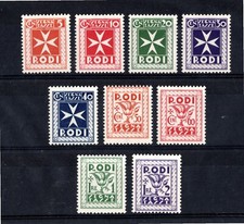 EGEO RODI 1934 SEGNATASSE  ** GOMMA INTEGRA FRESCHISSIMA E  PERFETTA... MNH VF