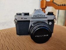PENTAX K1000 REFLEX MECCANICA con obbiettivo film e grandangolo pentax