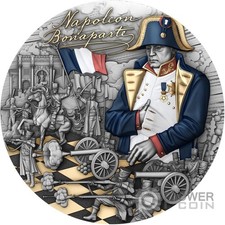 NAPOLEONE BONAPARTE Visionari nella storia 2 oz moneta argento 5$ Niue 2025