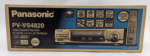 Nuovo panasonic pv - *nuovo*, pv-vs4820