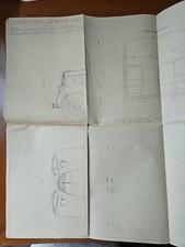Carrozzeria Cassaro Torino-progetto Tecnico Autobus 18 Posti Fiat 507 F