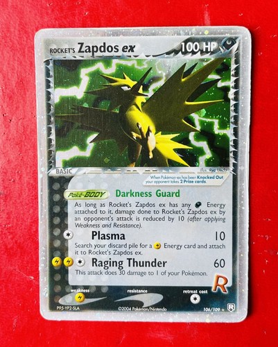Lotto carte pokemon zapdos - carte,