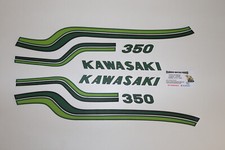 KAWASAKI  350 SS      CANDY PEARL WHITE  FUEL TANK  DECAL  AUFKLEBER