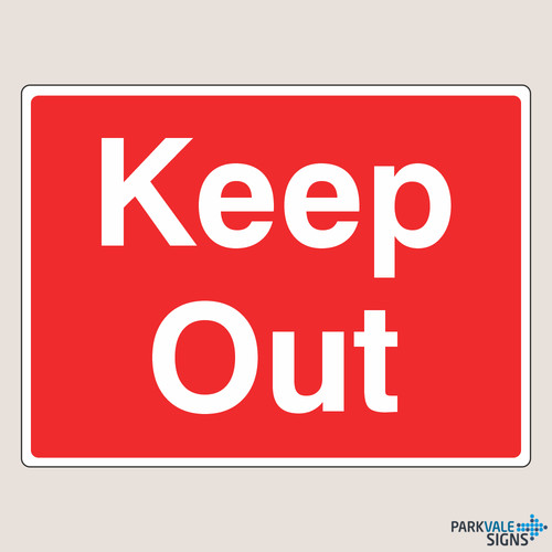 Insegna keep out - insegna, sicurezza