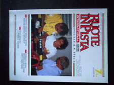 RUOTE IN PISTA n°7 1990 Alain Prost Cesare Fiorio Formula 1 Monza  [SC7B]