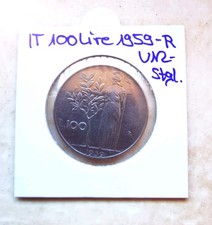 100 Lire Italia del 1959-R, AU