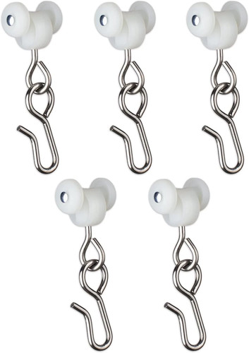 Ganci per tende porta rulli - -,